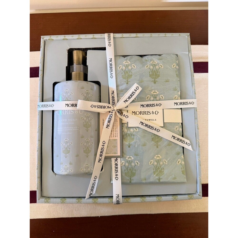 Morris & Co. 2-piece Set Hand Soap and Guest Towels